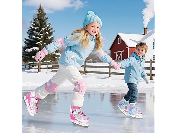 Butterfly Ice Skate For Kids Size Adjustable