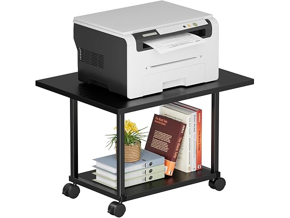 Printer Table, 2-Tier Printer Stand