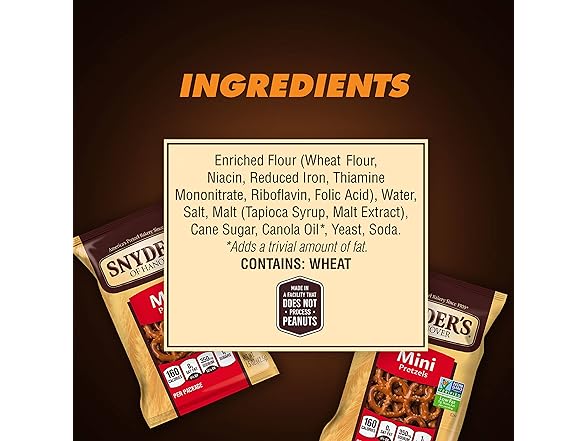36CT Snyder's of Hanover Mini Pretzels, 100 Calorie