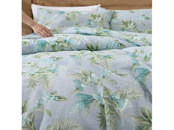 Tommy Bahama Queen Duvet Cover Set, Floral Ocean Bay