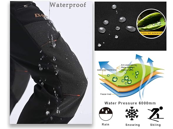 Postropaky Women (4) Outdoor Snow Ski Pants Bottom