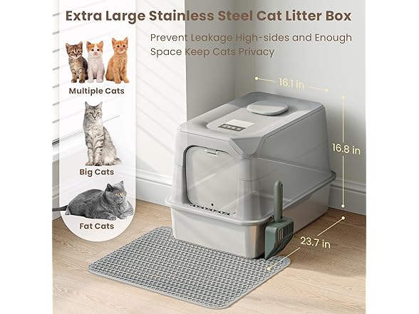 Stainless Steel Litter Box