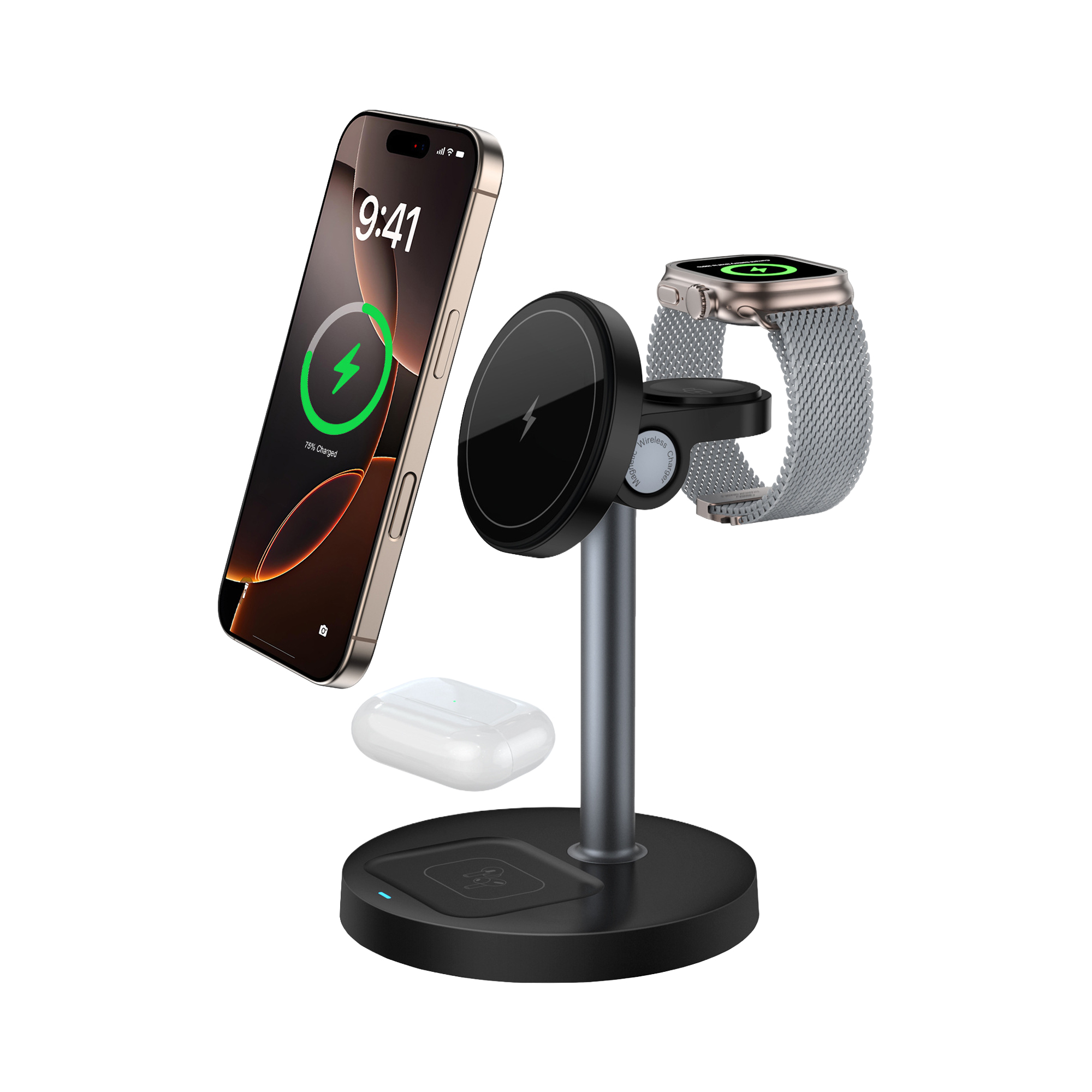 Magnetic 3in1 Wireless Charging Station - Gallery 5