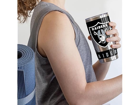 LAS VEGAS RAIDERS 20oz Stainless Steel Tumbler