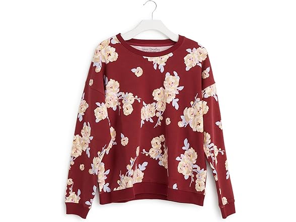 Vera Bradley French Terry Crew Blooms (L)