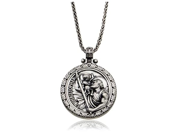 bysilvergates St Christopher Necklace Men's