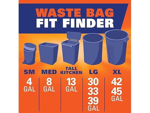 Hefty Ultra Tall Kitchen Bags Cinnamon Pumpkin, 20-Ct