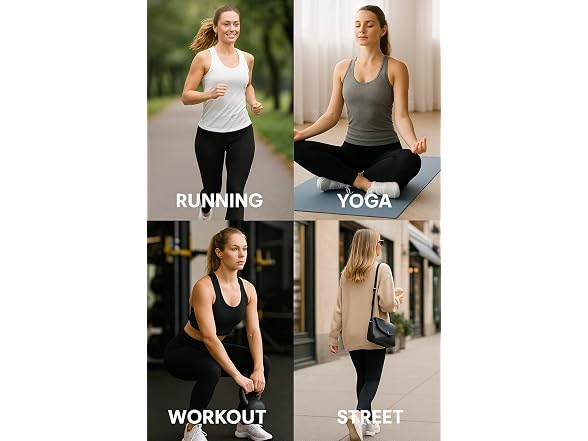 Sunzel Womens Leggings 25in L Black