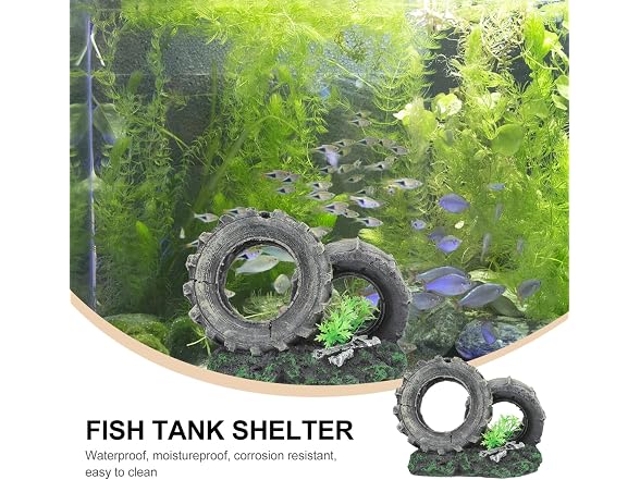 DOITOOL Fish and Shrimp Hideout House Cars O