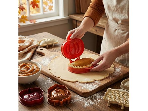 6 Pack Hand Dough Presser Molds