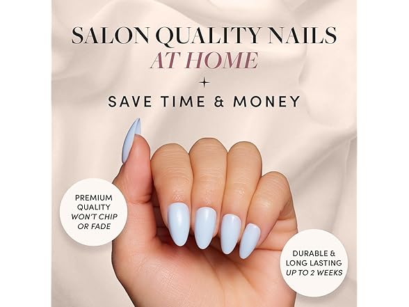 Glamnetic Press On Nails - Blueberry Milk