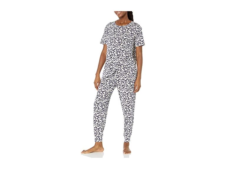 Navy Silhouette Floral