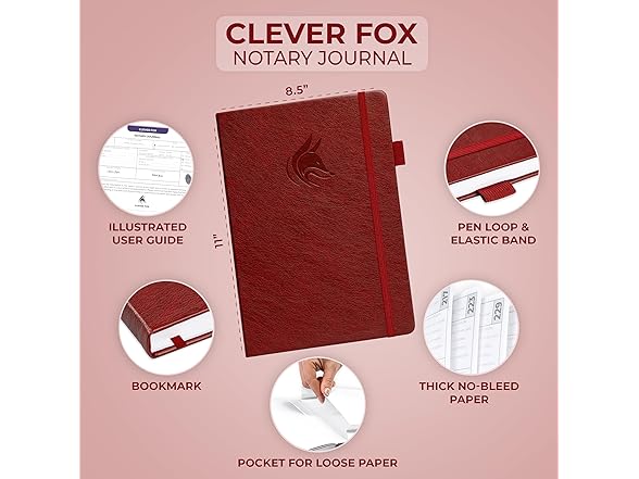 Notary Journal w/ 612 Entries