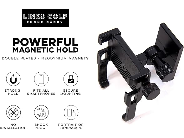 Links Golf Phone Caddy - Magnetic