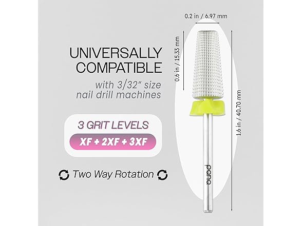 PANA Nail Carbide 5 in 1 Bit