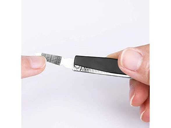 DNHCLL Nail Clippers Set(2PCS),Black