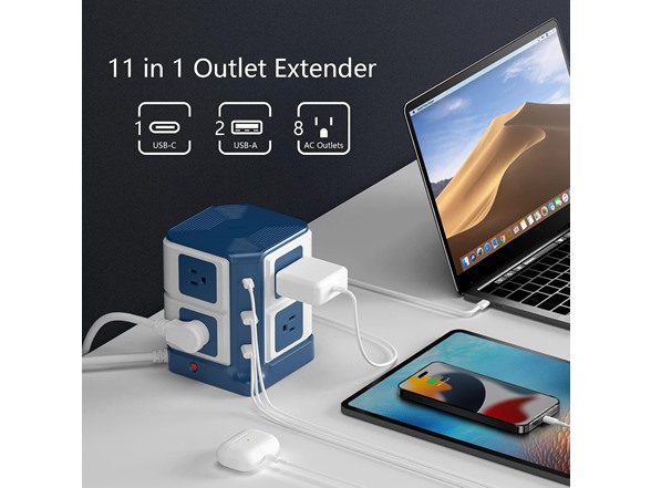 BESTEK Power Strip Tower