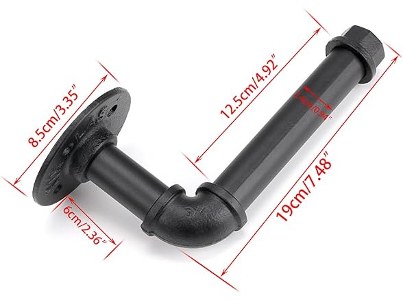 Sumnacon Vintage Style Toilet Paper Holder, Indust
