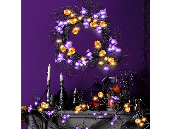 Halloween String Lights Vines Decoration