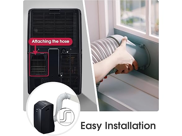 LG 8K BTU (DOE)/(12000 ASHRAE) Portable AC