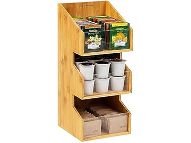 $14.99 Mind Reader Coffee Condiment Station, Brown dealfomo
