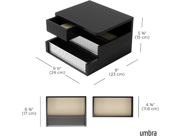 Umbra Malibu Jewelry Box, 3-Tier