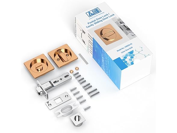 AST AST Square Pocket Door Lock with Edge P