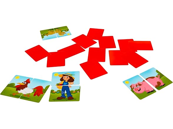 ORCHARD TOYS, Farmyard Heads & Tails Game
