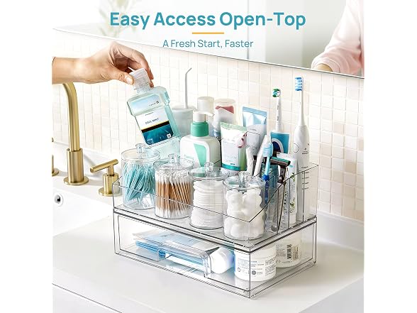 Vtopmart 6 PCS Bathroom Organizer Sets 