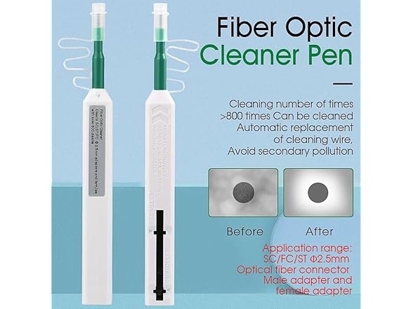Fiber Optic Connector Cleaning Pen