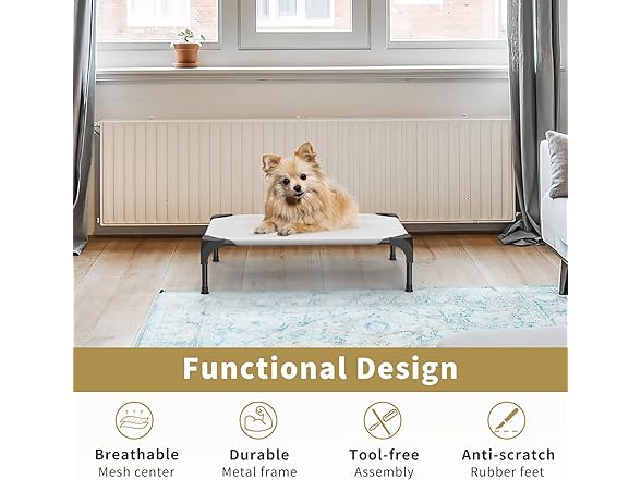YesNow Cooling Elevated Dog Bed