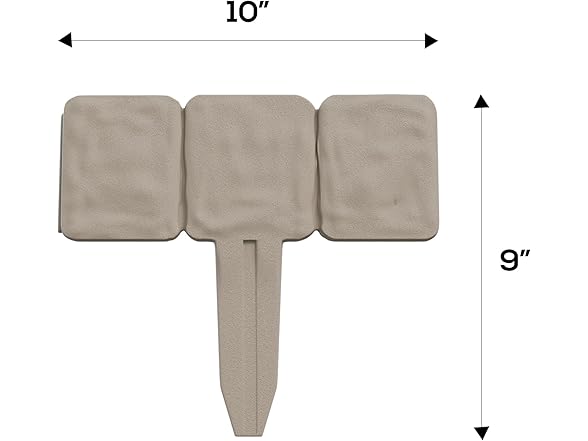 Garden Edging - 10-Piece Outdoor Decorative Flower Bed Border