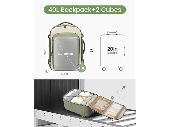 LOVEVOOK 40L Travel Backpack