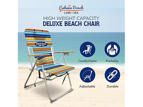 Cabana Beach Folding Beach Chair