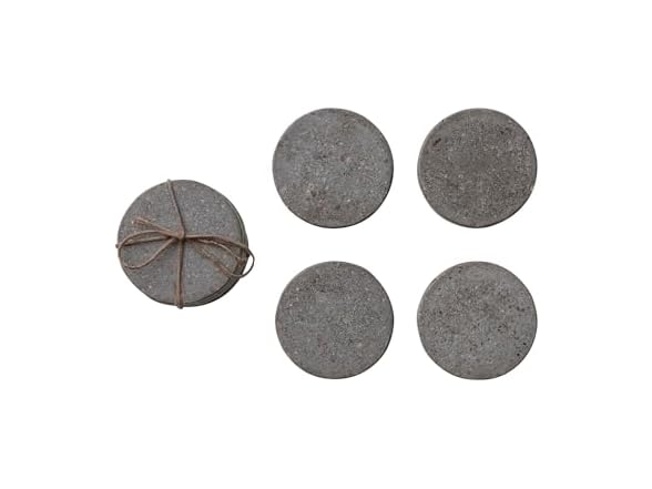 Bloomingville Concrete Coaster, Natural