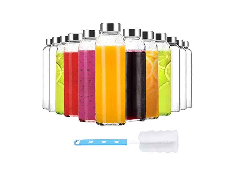 Luxfuel Glass Juice Bottles