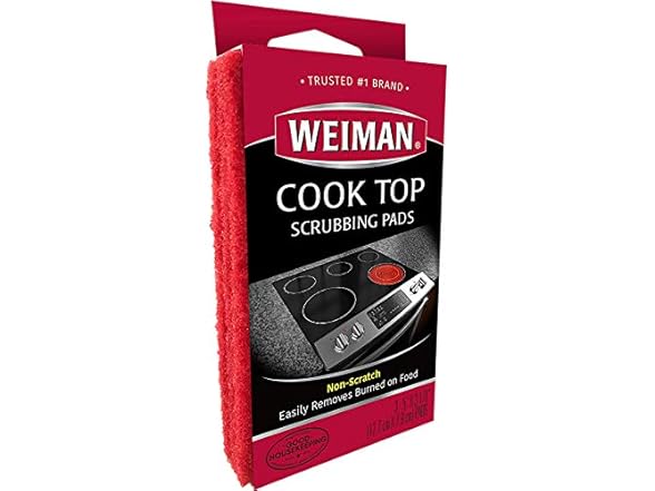 Weiman Reusable Cook Top Scrubbing Pads