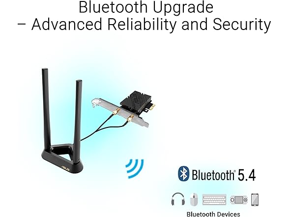 ASUS BE6500 (PCE-BE90BT) Tri Band PCI-E WiFi 7