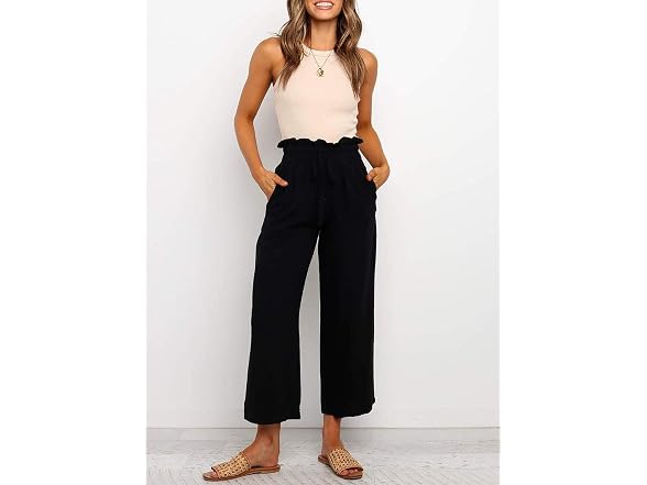 Dokotoo Women (XL) Summer Linen Blend Wide Pants