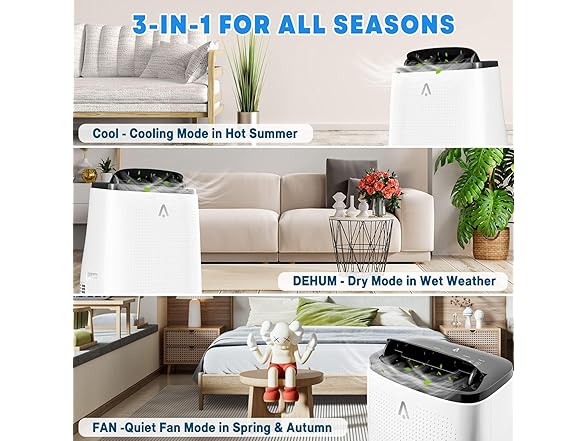 dainslef 14000 BTU Portable Air Conditioner 3-in-1