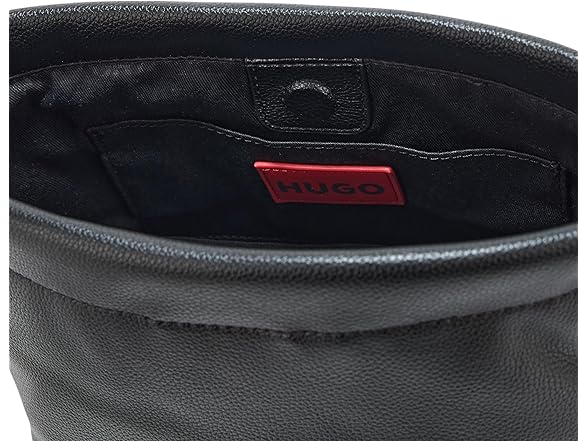 HUGO Stacked Logo Mini Bucket Crossbody Bag