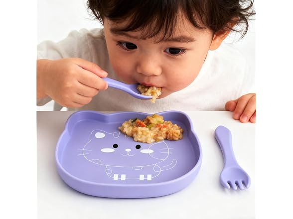 BabyX Baby Silicone Feeder Set, 3-pcs