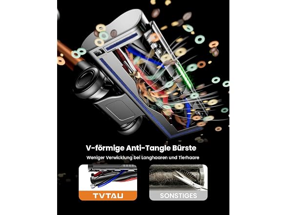 TVTAU 600W Cordless Vacuum Cleaner
