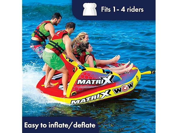 WOW Watersports Matrix 1-4P Towable