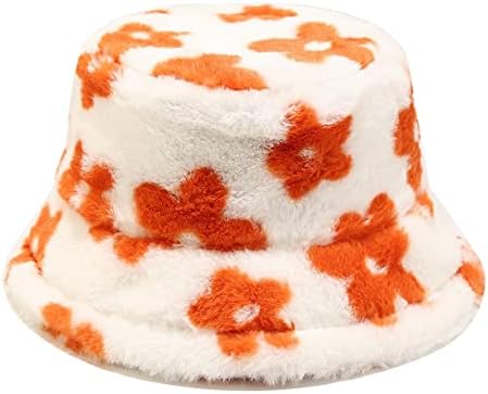 Women's Faux Fur Fuzzy Bucket Hat