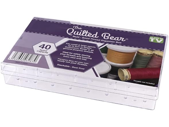 The Quilted Bear 40 Spool Thread Box