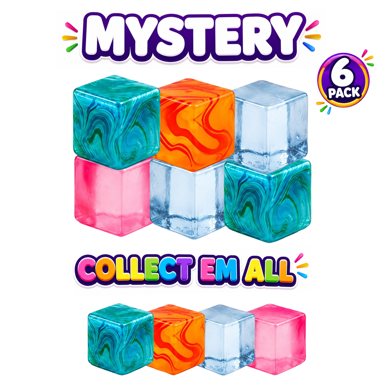 Twilight Squishy Sensory Toys Cube - Your Choice - Gallery 12