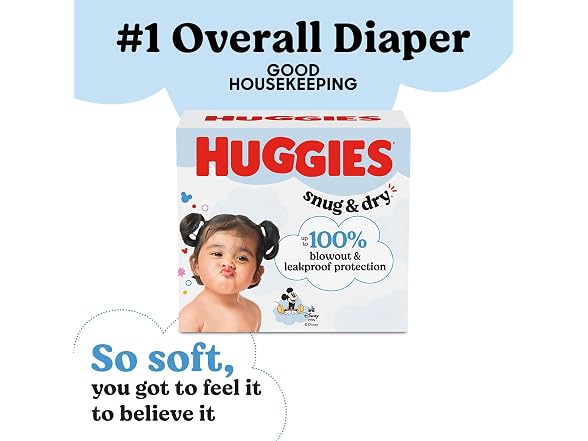Huggies Snug Dry Diapers Size 3 104ct