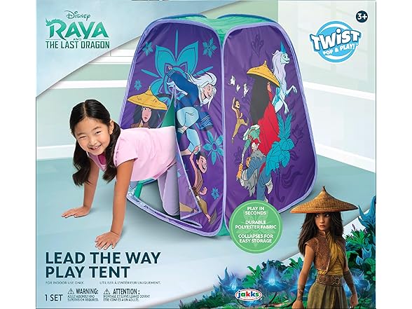 Disney's Raya and The Last Dragon Raya Kids Pop Up Tent