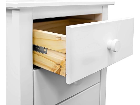 Jela Solid Wood Easy Pieces 3 Drawer End Table/Nightstand